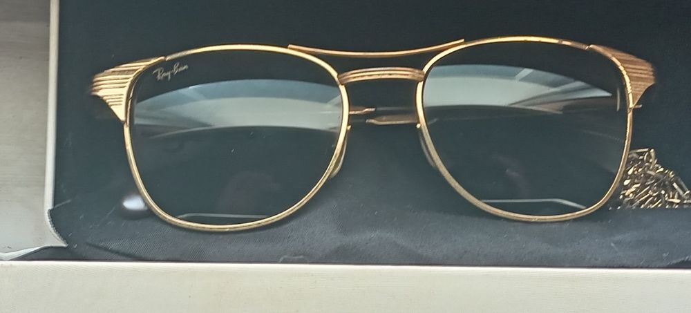 Ray Ban Signet Gold Frame SUNGLASSES poze reale, doar pentru cunoscăto