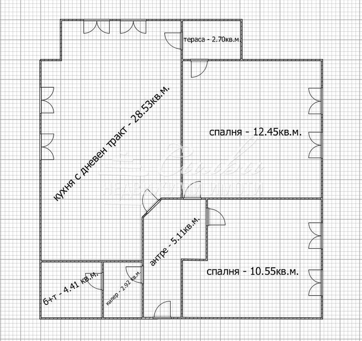 Продава се Тристаен апартамент в Шумен, Добруджански - 102 кв.м за 775 €/кв.м - Снимка #1