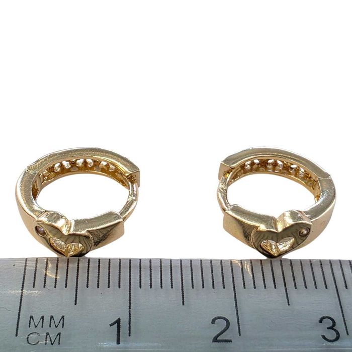 (AG35) Cercei aur 14K 2.34 GR   B35922 - Garantie 2 ani !