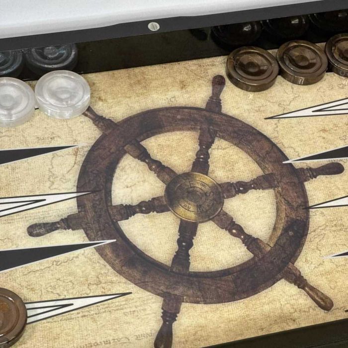 Голяма Табла за игра Лукс - 48X48 см ,лакирано дърво