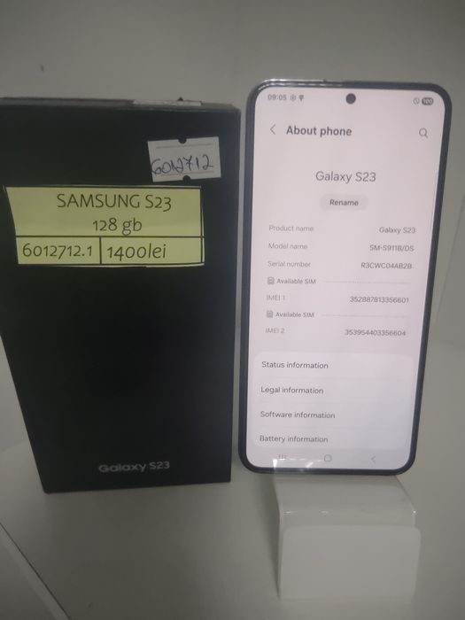 Samsung S23 128Gb(efn)
