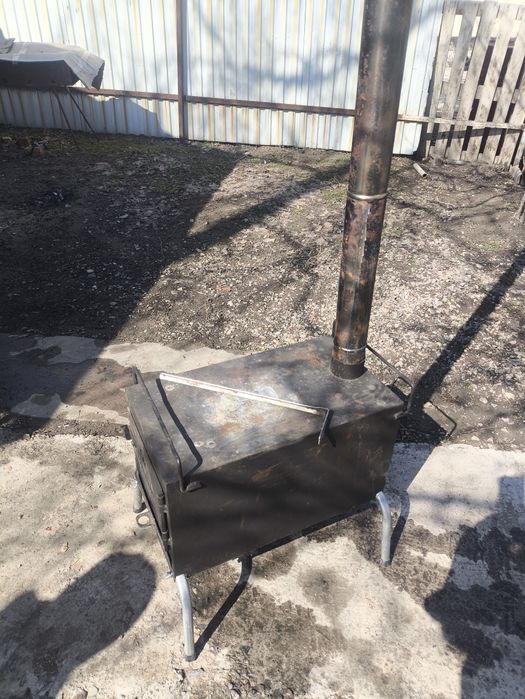 Печка для палатки,на дровах.