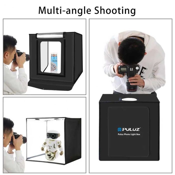 PULUZ Lightbox portabil 60cm cub foto led incorporat fotografie produs