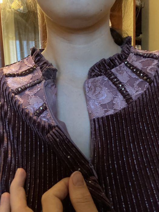 Платье плиссе