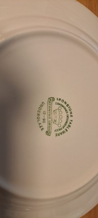 Portelan englezesc Ironstone 5 farfurii fel principal