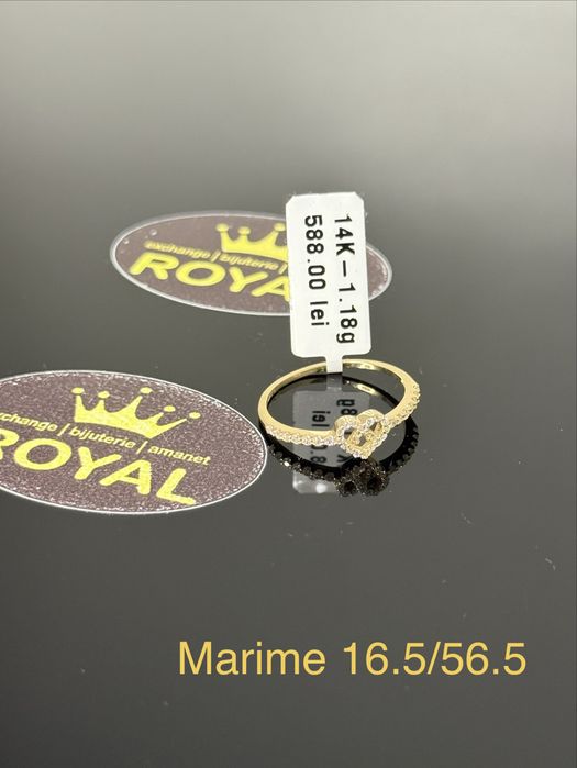 Bijuteria ROYAL : Inel AUR 14K NOU / 1.18 GR