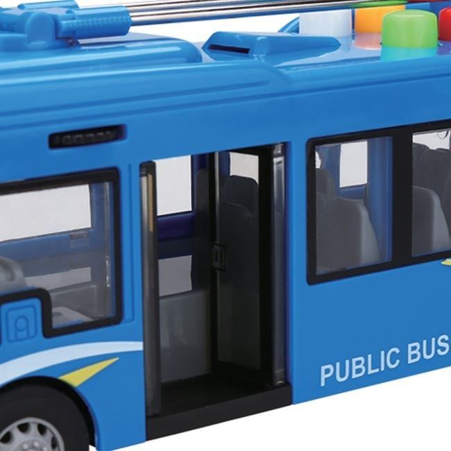 Детски автобус със звук и светлини-46 см./градси автобус /автобус