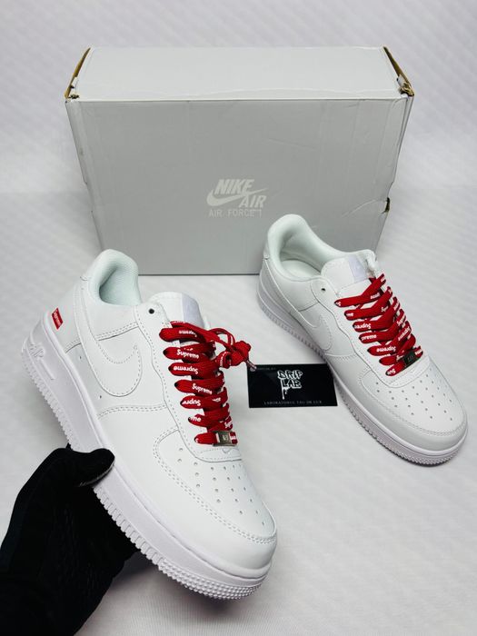 Nike air force one supreme alb si negru