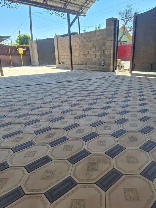 Укладка брусчатки