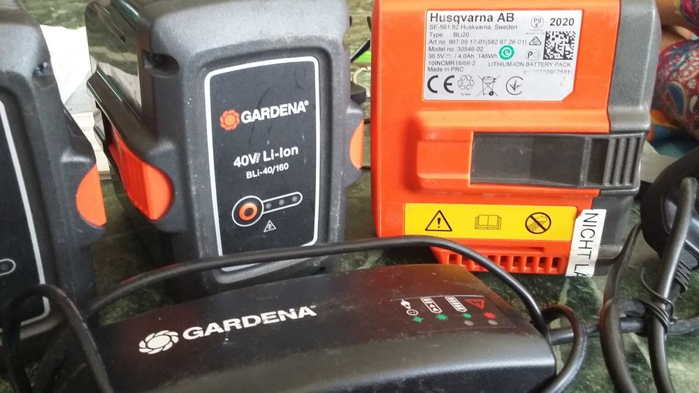 Baterii+încárcàtor HUSQVARNA,GARDENA,EINHELL funcţionale PERFECT