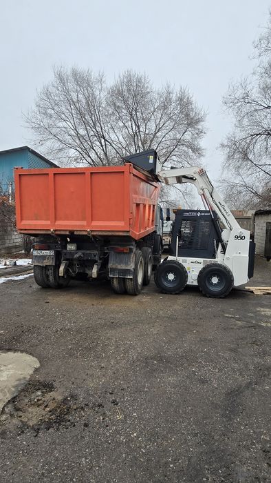 Мини погрузчик аренда щётка бобкат