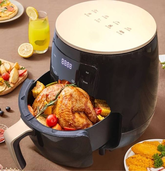 Електрически 6-литров уред за готвене Air Fryer с горещ въздух