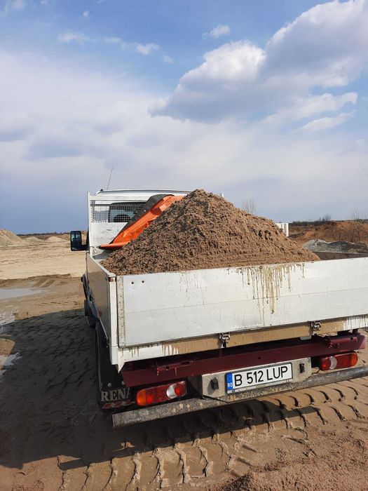 Beton semiumed, sapa semiumeda livrat cu basculanta 3.5t