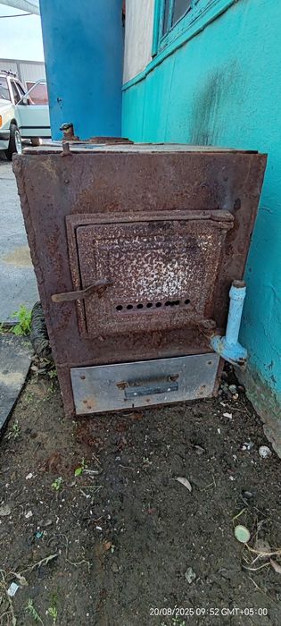 Продам печь на твердом топливе