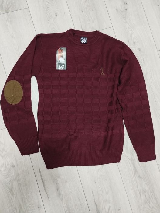 Pulover roșu bordo bărbați