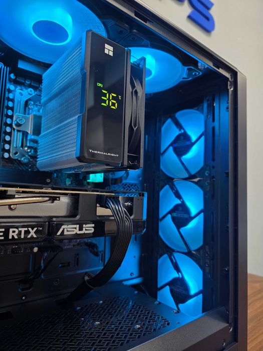 Чисто нов! RTX 5060TI 8GB,Ryzen 7 5700X, 16GB RAM. Геймърски компютър!