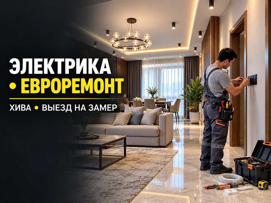 Электрик хизмати ва Евро ремонт — Хива