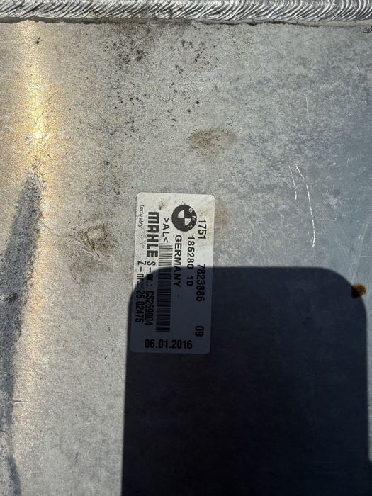 Воден интеркулер bmw m50d f10 f11 f15 f16 бмв м50д ф10 ф11 ф15 ф16