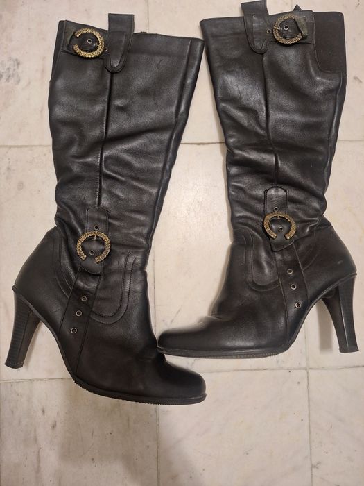 Дамски ботуши естествена кожа