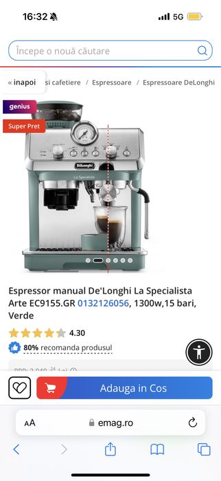 Espressor manual De’ Longhi