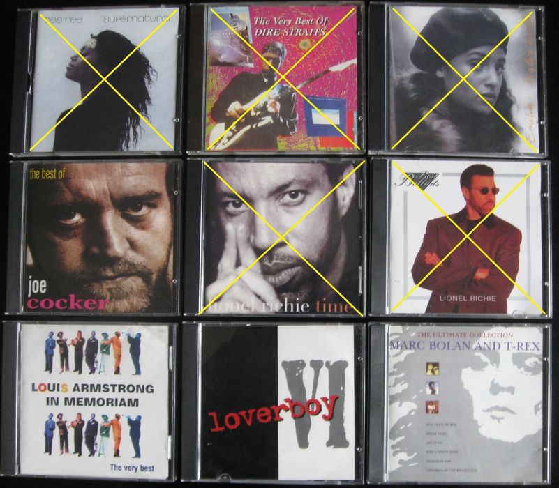 Музикални дискове с балади и поп музика