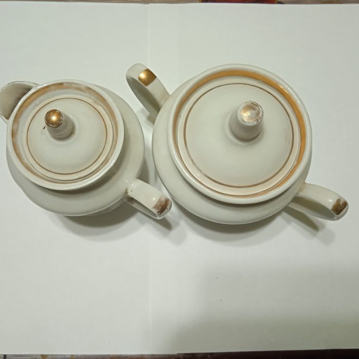 Молочник и сахарница (конфетница) СССР