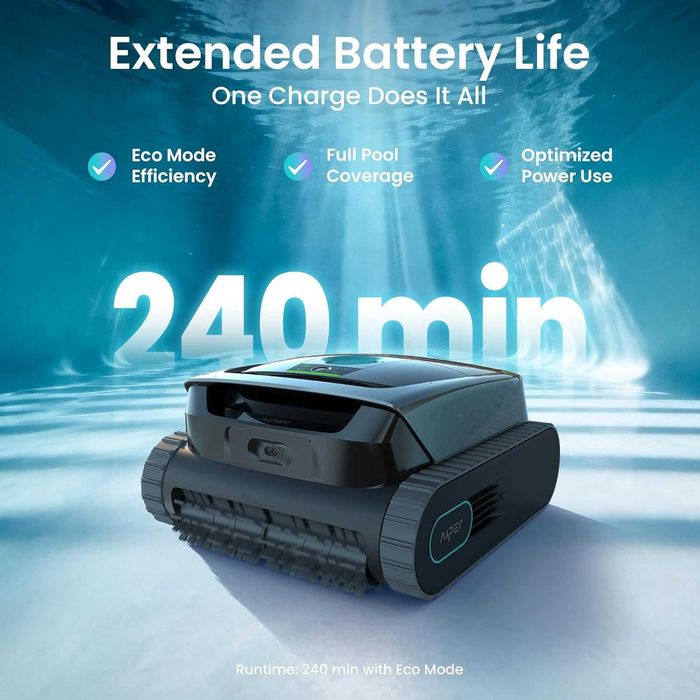 Беспроводной пылесос для бассейна Aiper Scuba S3 Robotic Pool Cleaner!