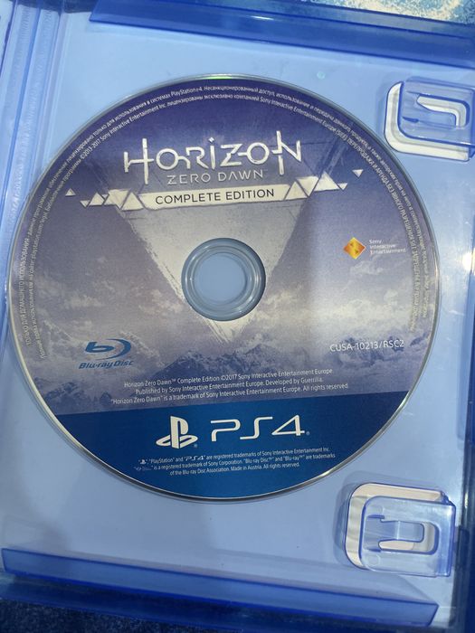 диск пс4 Horizen zero dawn complete edition