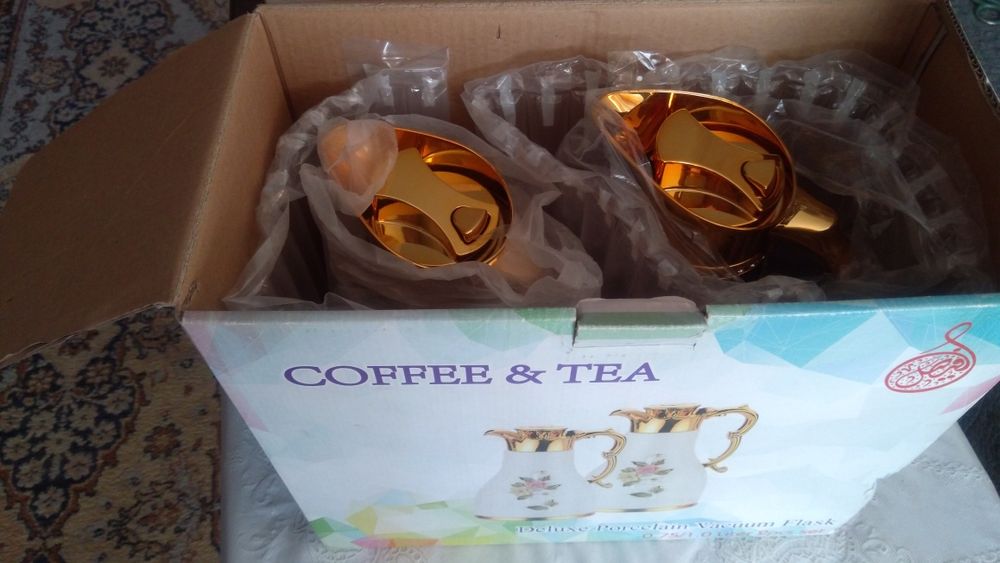 Два заварника-термоса, набор, новые.