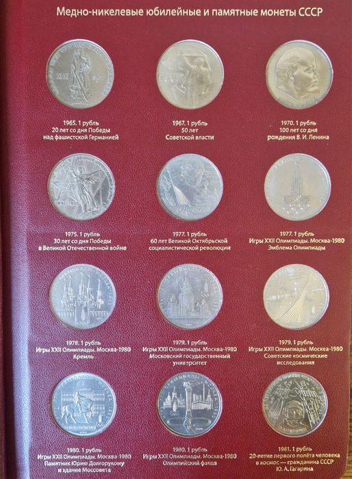 Юбилейные рубли СССР