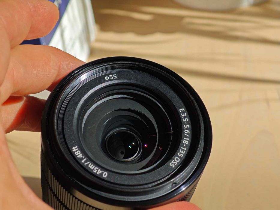 Sony E 18-135mm f/3.5-5.6 OSS ЗАЕДНО С ФИЛТЪР Nano B ND 2-400