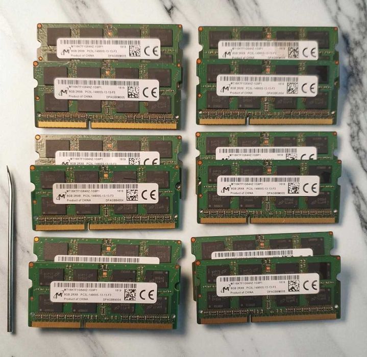 Memorie Laptop 16GB DDR3 1866 sodimm, kit 2 x 8GB DDR3L 14900S