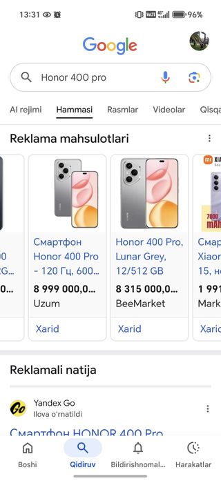 Honor 400 pro 12/512 Gb