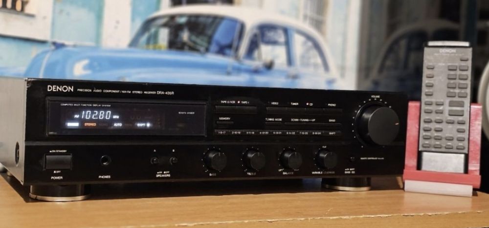Denon DRA 435 R amplificator statie amplituner receiver sunet bun calitativ