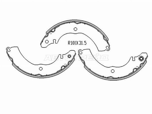 Колодки тормозные Mitsubishi Lancer