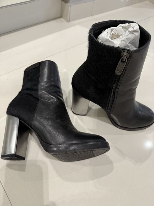 Кожени ботуши Calvin Klein