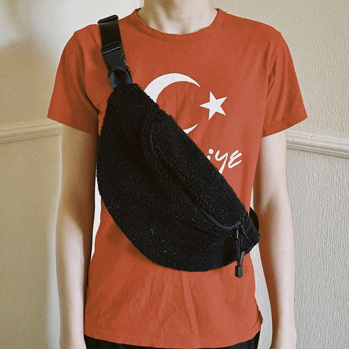 Сумка банан в стиле «тедди»