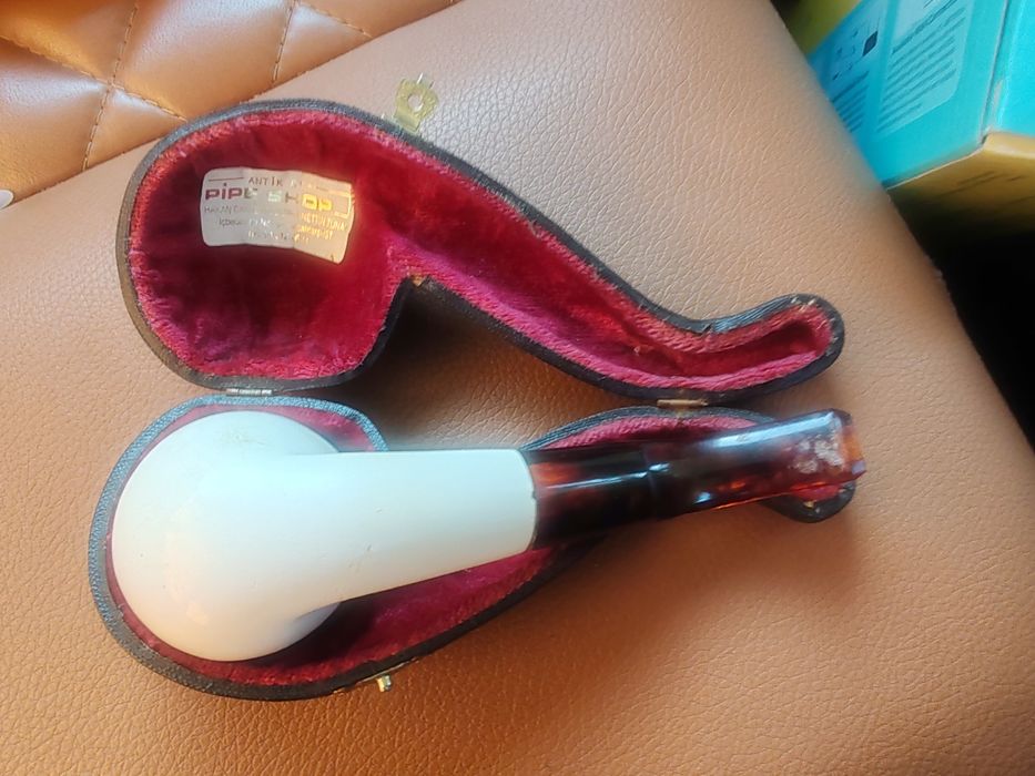 Pipa spuma de mare folosită