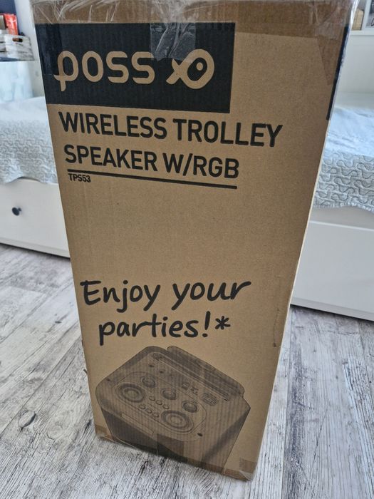 Boxă portabilă wireless cu lumini rgb