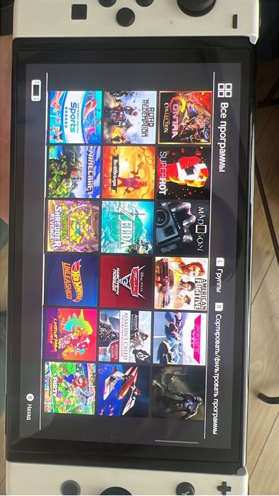 Прошитый Nintendo switch oled