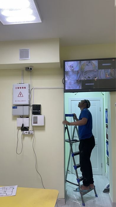 Установка камер