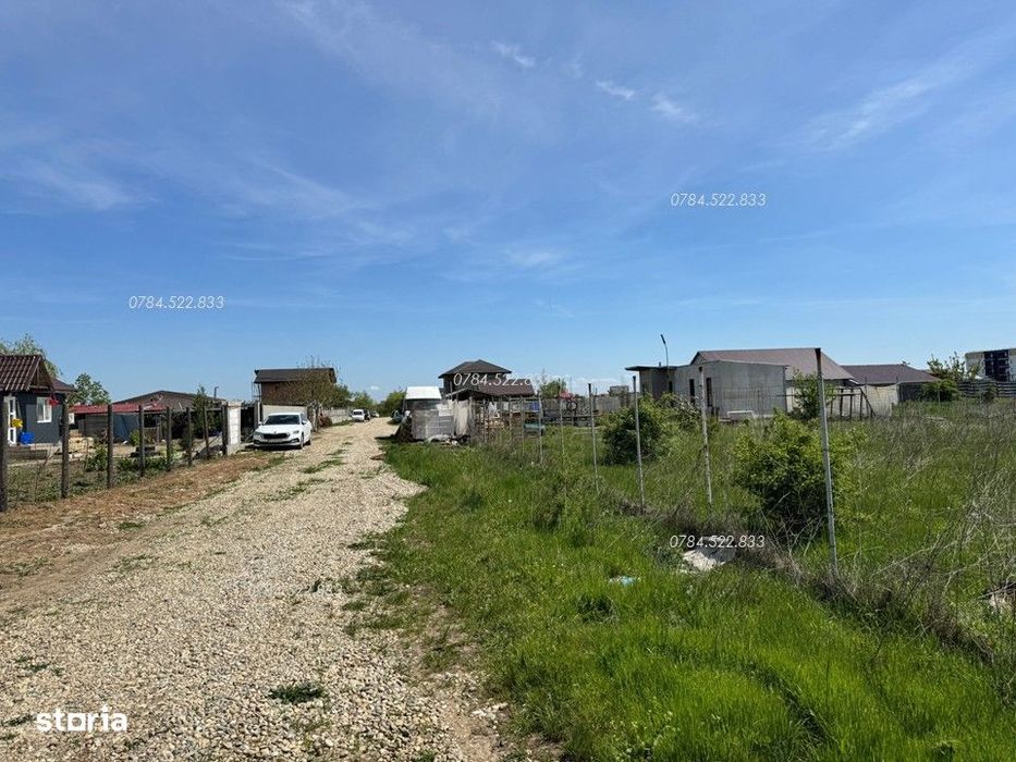 Teren intravilan cu dubla deschidere – 2 loturi, comuna Berceni IF