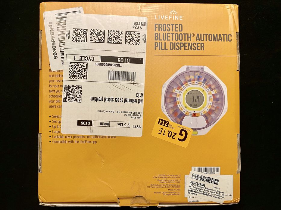 Distribuitor de medicamente Bluetooth