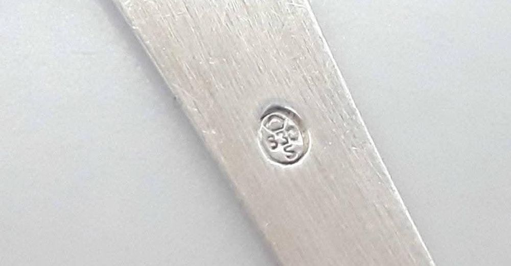 Lingurita Argint masiv 830 Norvegia, copii