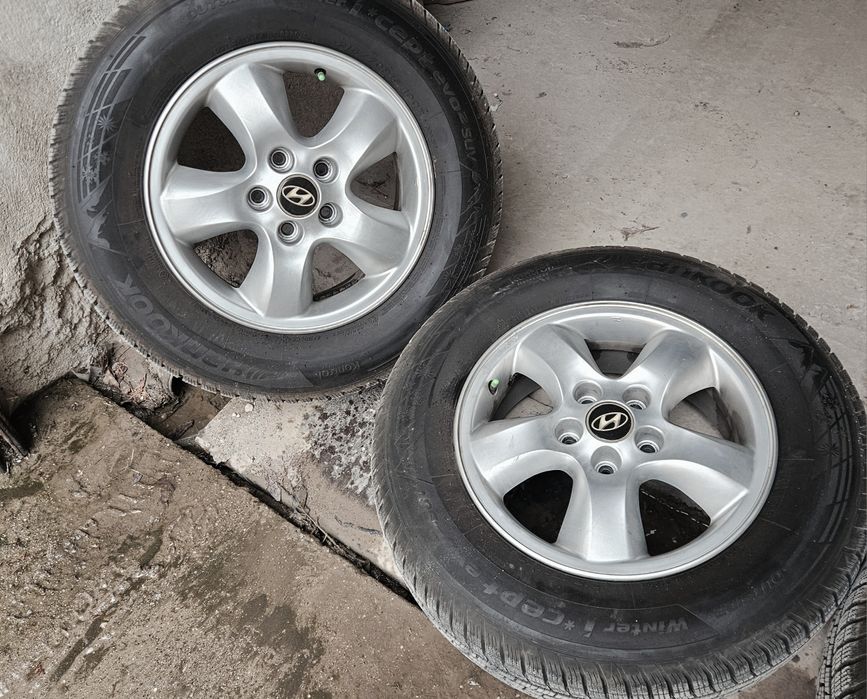 Джанти 16 цола Hyundai зимни гуми 215 70 16 Hankook