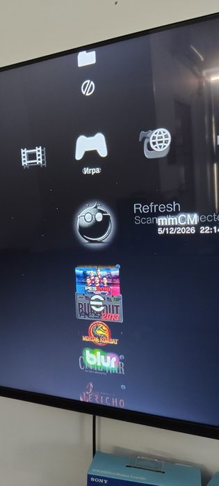 Ps3 slim 250 gb 35 ta o'yin 4 ta joystik
