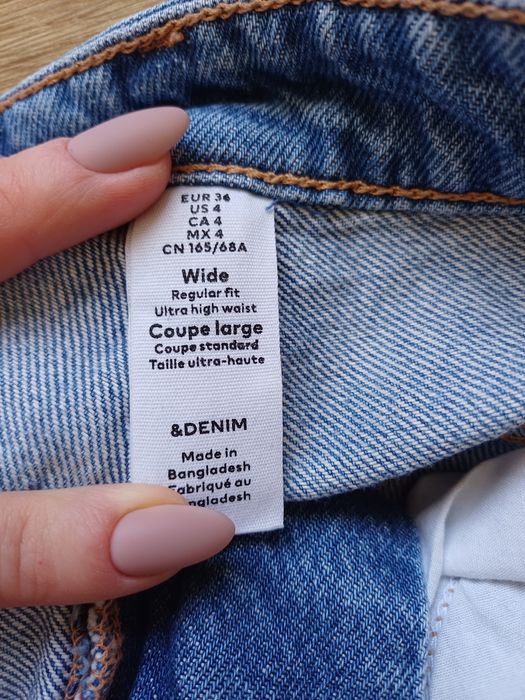 Дънки wide leg Zara H&M размер 36