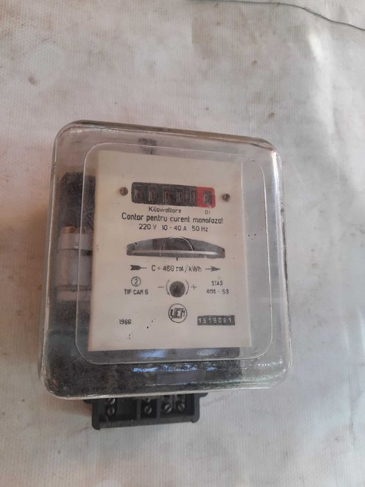 Vand contoar energie electrica monofazat.