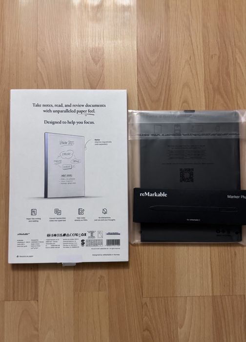 Tableta reMarkable2 - noua, + Marker Plus + Husa