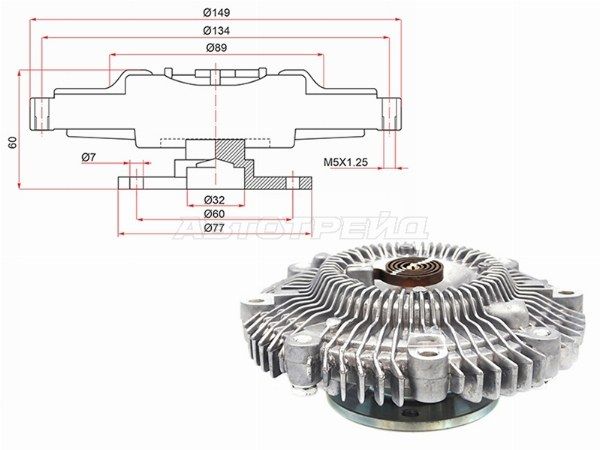 Вискомуфта  Nissan Frontier